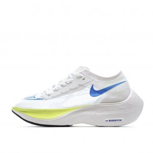 Tênis Nike ZoomX Vaporfly NEXT% - Branco e Verde Claro - Masculino
