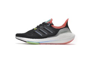 Tênis Adidas UltraBoost 22 - Preto e Laranja -  Feminino 
