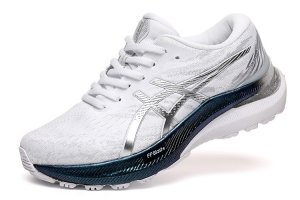 Tênis Asics Gel Kayano 29 - Branco Azul Platinum e Prata - Feminino