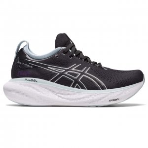Tênis Asics Gel Nimbus 25 - Masculino - Preto e Branco 