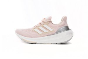 Tênis Adidas UltraBoost 23 LIGHT - Feminino - Rosa e Branco