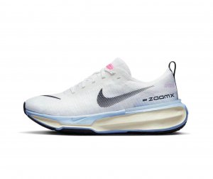 Tênis Nike Zoomx Invincible Run Flyknit 3 Feminino - Branco e Azul 