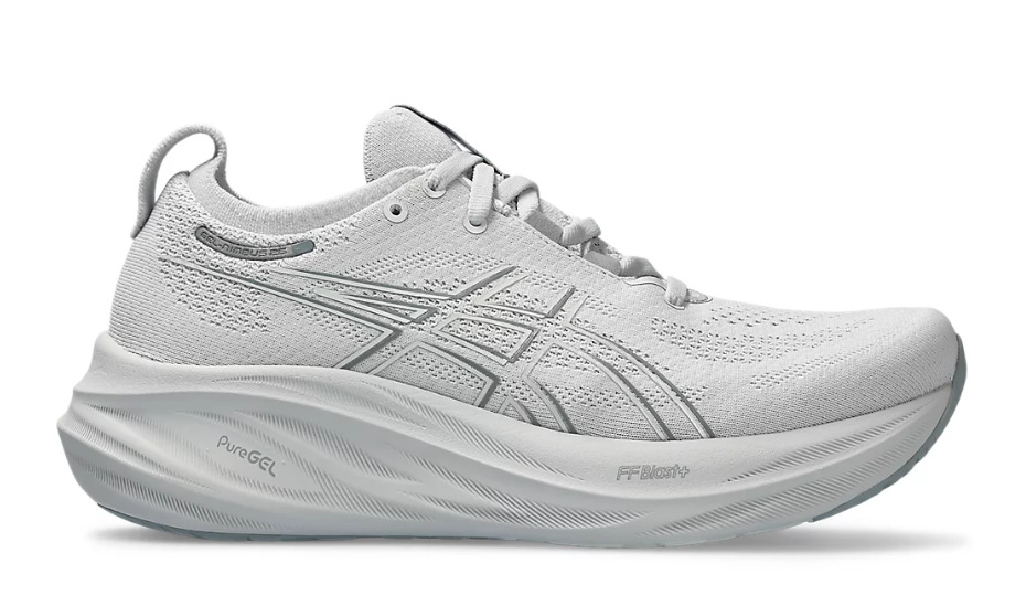 Tênis Asics Gel Nimbus 26 - Cinza Claro - Feminino