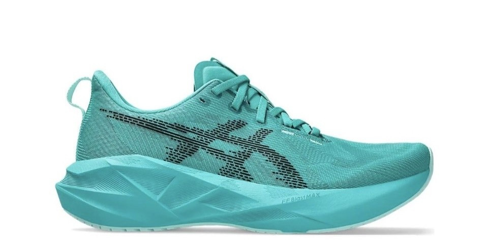 Tênis Asics Novablast 5 - Masculino - Turquesa